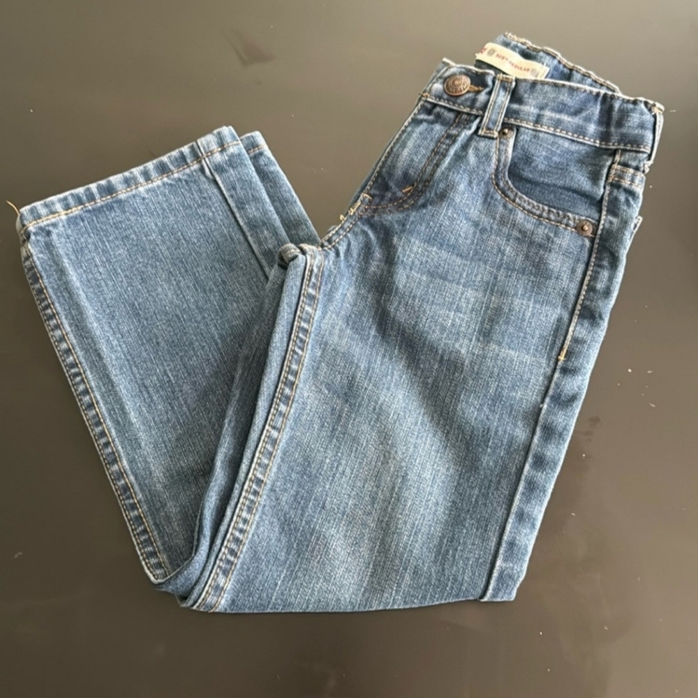 Levi's Blue Straight-Leg 505 kids Jeans